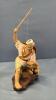 (2) CHINESE FISHERMAN FIGURINES - 6