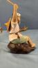 (2) CHINESE FISHERMAN FIGURINES - 8