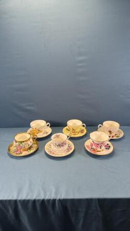 (6) CUPS & SAUCERS