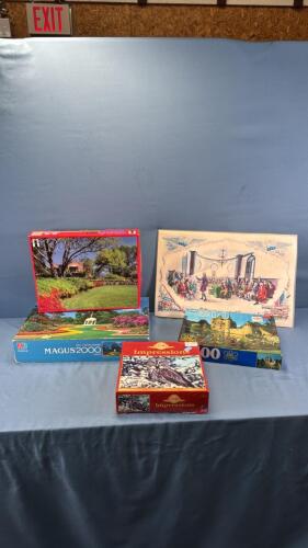 (4) PUZZLES & (2) HISTORY PLACEMATS
