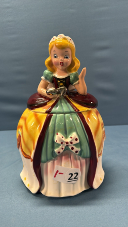 Cinderella Napco Japan K2292 Cookie Jar