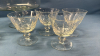 Pedestal Trifle Bowl with 8 Cross & Olive Sherbert Dishes - 4