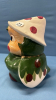 Hand Painted Cookie Jar -9in High - 2