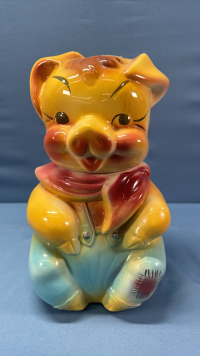 Pig Cookie Jar -11in High