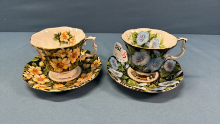 2 Royal Albert Tea Cups and Saucers