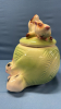 Ball of Yarn with Kittens Cookie Jar -9in High - 2