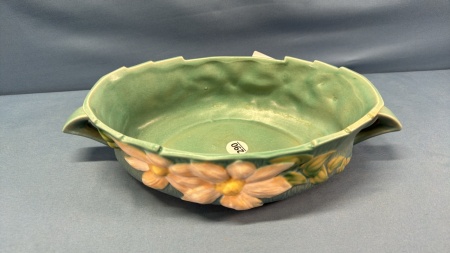 Roseville USA Double Handled Bowl