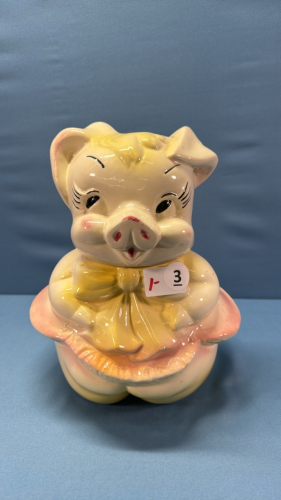 Miss Piggy Cookie Jar 11in High