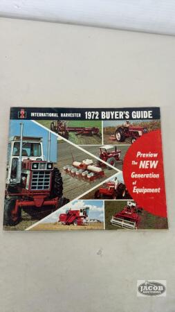 1972 INTERNATIONAL FARM CATALOG