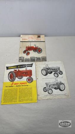 FARMALL CUB & FARMALL C TRACTOR BROCHURES