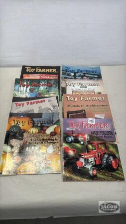 (8) TOY FARMER MAGAZINES