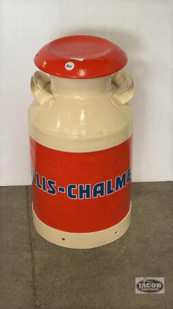 CUSTOM ALLIS-CHALMERS MILK CAN