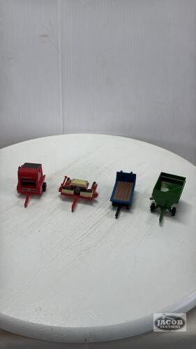 (4) 1/64 ERTL IMPLEMENTS