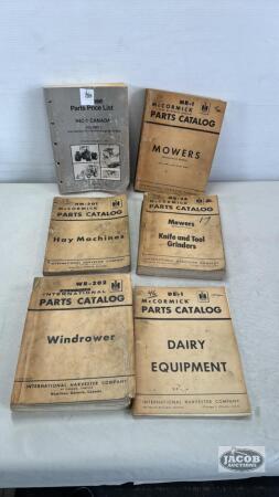 (5) INTERNATIONAL PARTS CATALOGUES