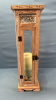 18in High Wood & Glass Candle Display Cabinet - 2