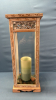 18in High Wood & Glass Candle Display Cabinet - 3