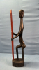 20in High Wooden Indigenous Figure - 2