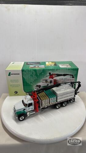 LAFARGE MACK BOOM TRUCK WITH LOAD