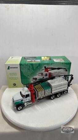 LAFARGE MACK BOOM TRUCK WITH LOAD