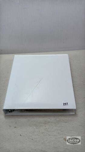 BINDER W/MCCORMICK / INTERNATIONAL OWNERS MANUALS