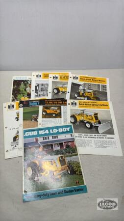 INTERNATIONAL CUB CADET LAWN TRACTOR BROCHURES