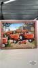 ALLIS CHALMERS FRAMED CANVAS ON BOARD PRINT