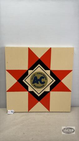 ALLIS-CHALMERS PLYWOOD CUSTOM SIGN
