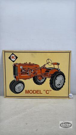 ALLIS-CHALMERS C REPRO PROMOTIONAL SIGN