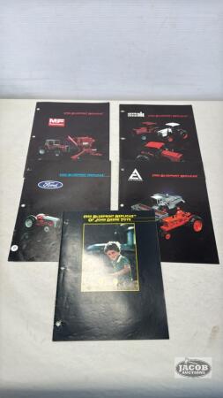 LOT OF 5 - 1985 BLUEPRINT REPLICA BROCHURES