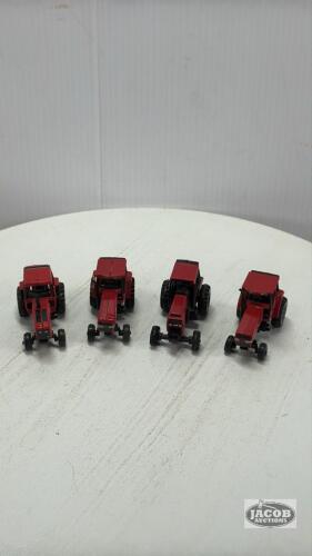 (4) 1/64 CASE INTERNATIONAL ERTL TRACTORS