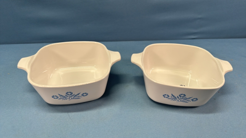 2 Corning Ware 700ml Casserole Dishes No Lids