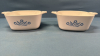 2 Corning Ware 700ml Casserole Dishes No Lids - 2