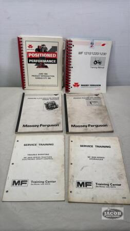 ASSORTED LOT OF MASSEY FERGUSON TRAINING MANUALS