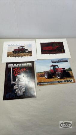 LOT OF CASE INTERNATIONAL TRACTOR SALES BROCHURES