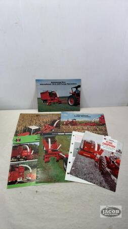 ASSORTED LOT OF FORAGE HARVESTER BROCHURES