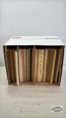 BOX LOT OF PARTS CATALOGUES