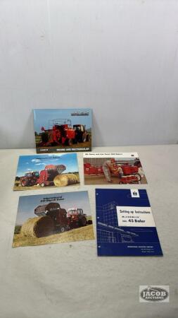 ASSORTED LOT OF CASE BALER BROCHURES