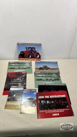 CASE TRACTOR BROCHURE LOT