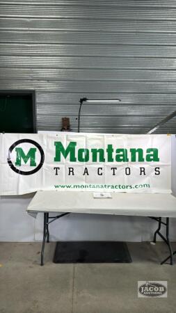 MONTANA TRACTOR VINYL BANNER
