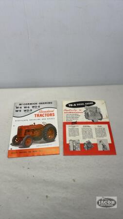2 SALES BROCHURES FOR MCCORMICK & INTERNAITONAL