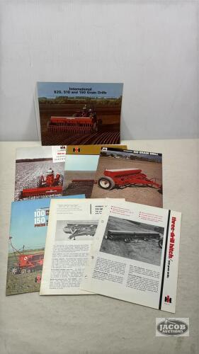 LOT OF INTERNATIONAL GRAIN DRILL BROCHURES