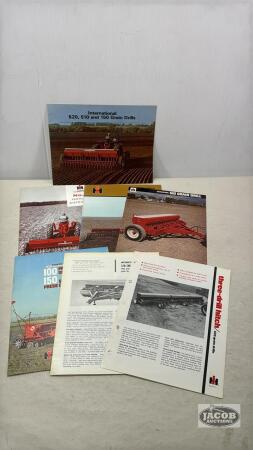 LOT OF INTERNATIONAL GRAIN DRILL BROCHURES