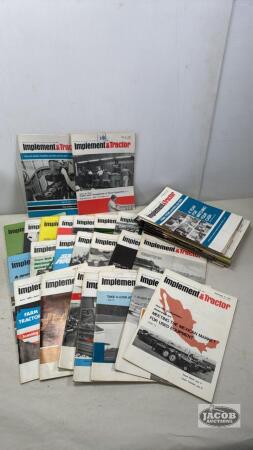 QUANTITY OF IMPLEMENT & TRACTOR MAGAZINES