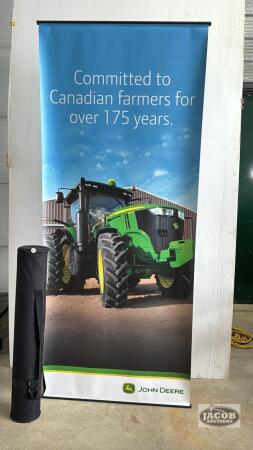 JOHN DEERE SELF STANDING SALES BANNER