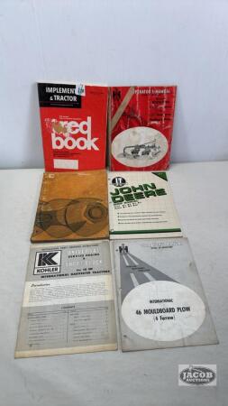 ASSORTMENT OF OPERATORS AND SHOP MANUALS