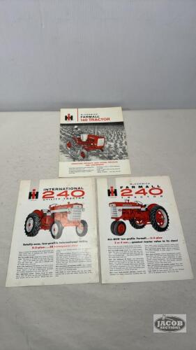 (3) INTERNATIONAL SALES BROCHURES