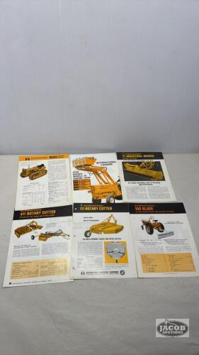 (6) INTERNATIONAL SALES BROCHURES/SALES SHEETS