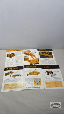 (6) INTERNATIONAL SALES BROCHURES/SALES SHEETS