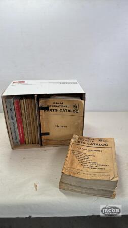 BOX LOT OF PARTS CATALOGUES