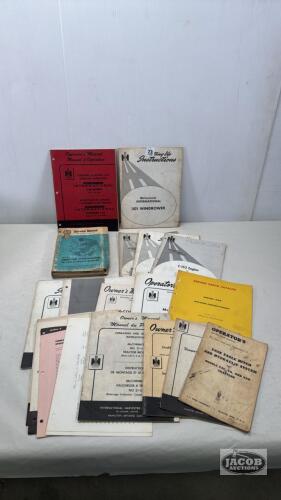 ASSORTMENT OF SETUP INSTRUCTIONS & OWNER MANUALS